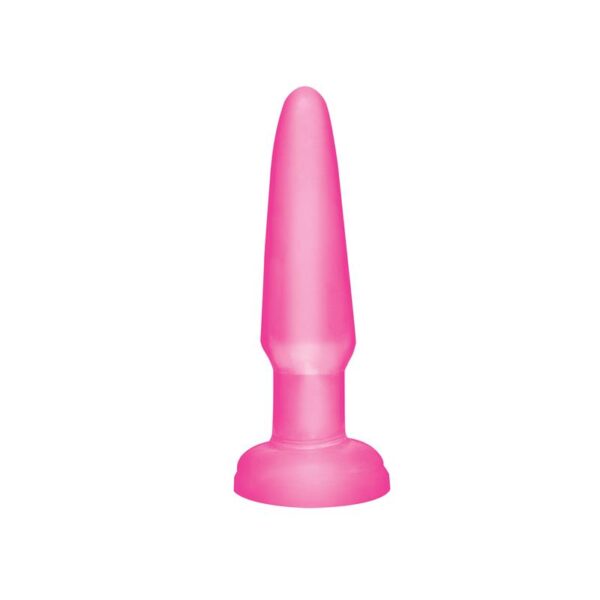 Basix Rubber Works Butt Plug Principiantes - Color Rosa
