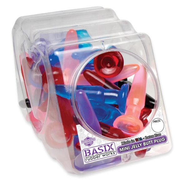 Basix Rubber Works Mini Butt Plug - Expositor