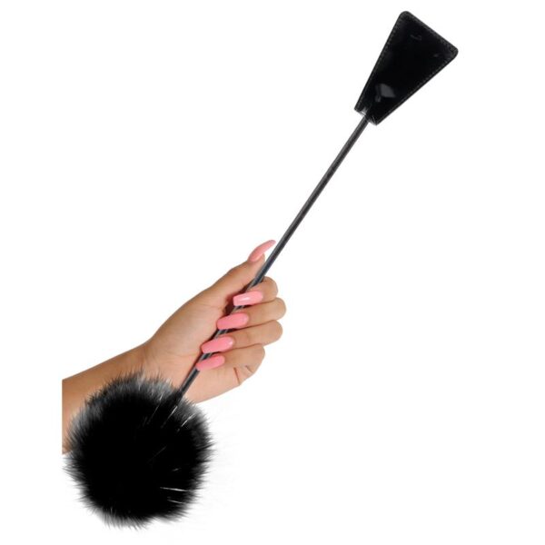 Fetish Fantasy Limited Edition Fusta Doble con Plumas Color Negro