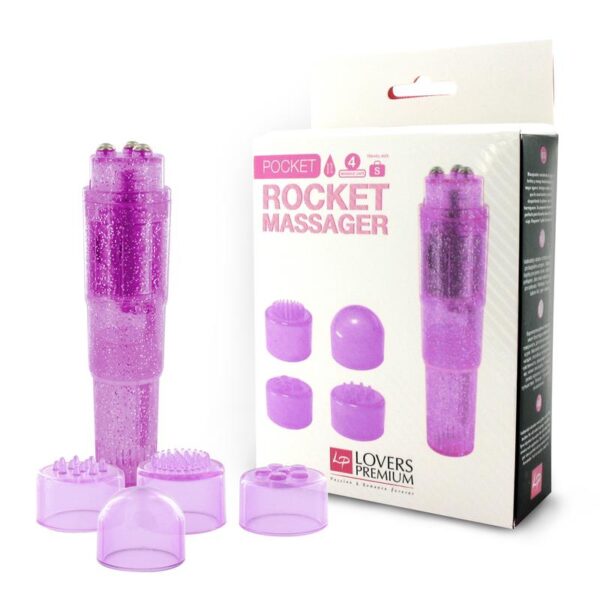 Loverspremium - Masajeador Pocket Rocket Color Púrpura
