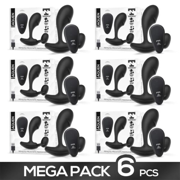 Pack de 6 ud Aquen Estimulador Prostático y Perineo Silicona Líquida