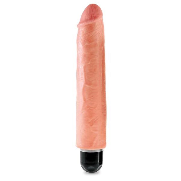 King Cock Vibrador Stiffy de 10 - Color Natural