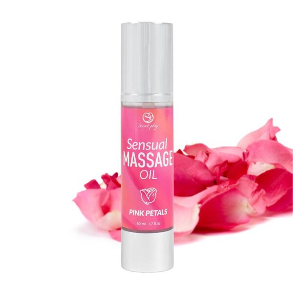Aceite de Masaje Sensual Pétalos de Rosa 50 ml.