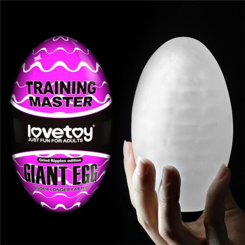 Masturbador Masculino Giant Egg Ripples Edition Púrpura