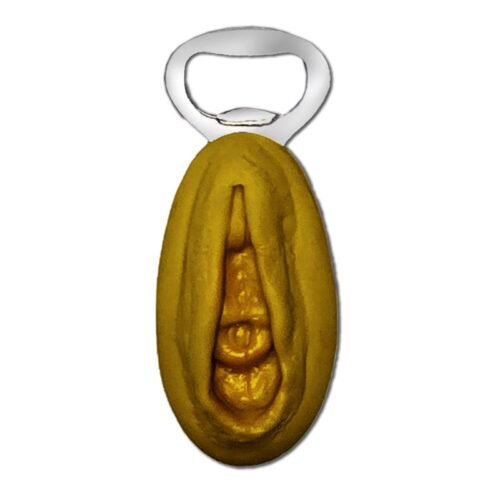 Abridor Forma de Vagina Dorado