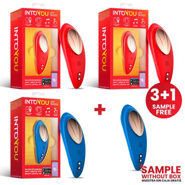 Pack 3+1 Vibrador de Braguitas con APP
