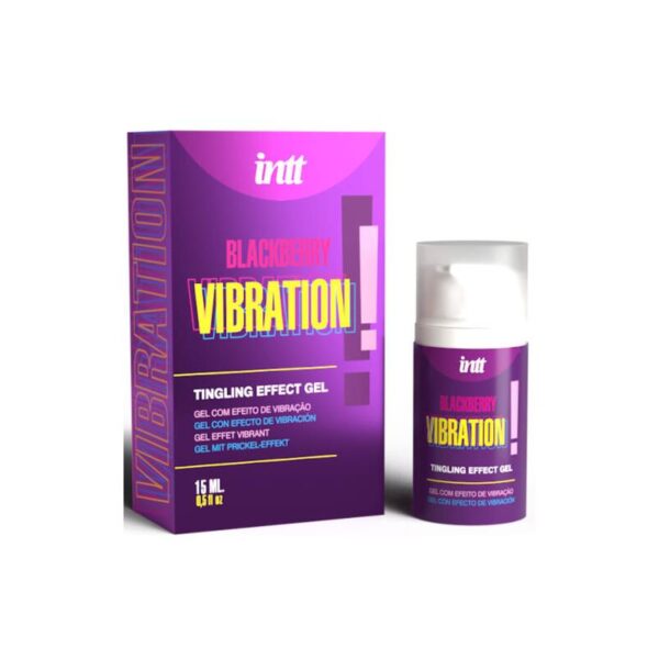 Gel Vibrador Líquido Sabor Mora 15 ml